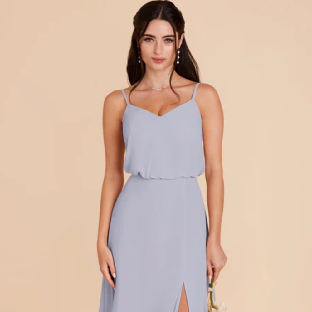 Birdy grey gwennie dress in dusty blue